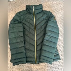 Michael Kors Dark Green Puffer Jacket